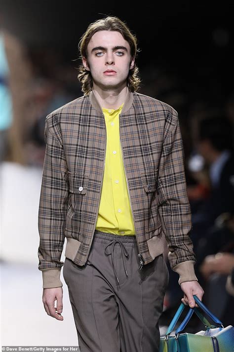 lennon gallagher hermes|Liam Gallagher's son Lennon takes to the runway for Hermes.